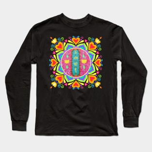 Om Mani Padme Hum Mandala Long Sleeve T-Shirt